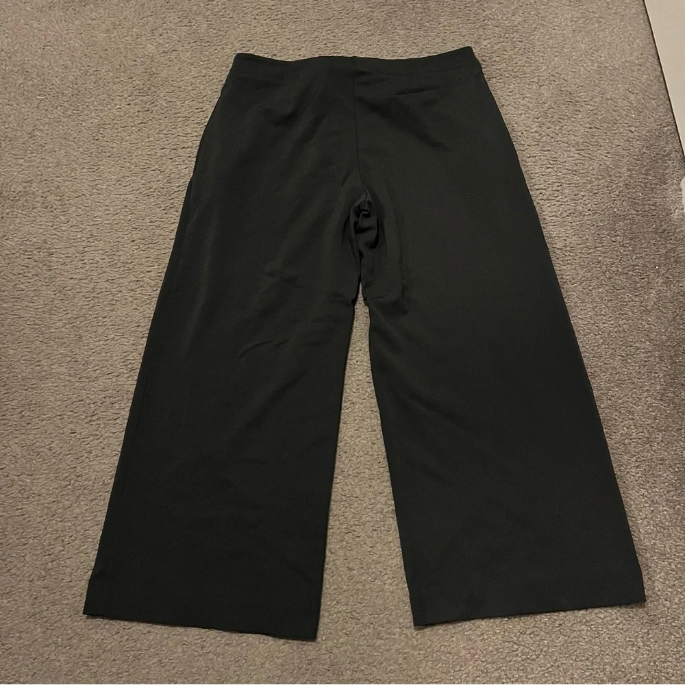COS Black Wide Leg Cropped Pants - Picture 3 of 5